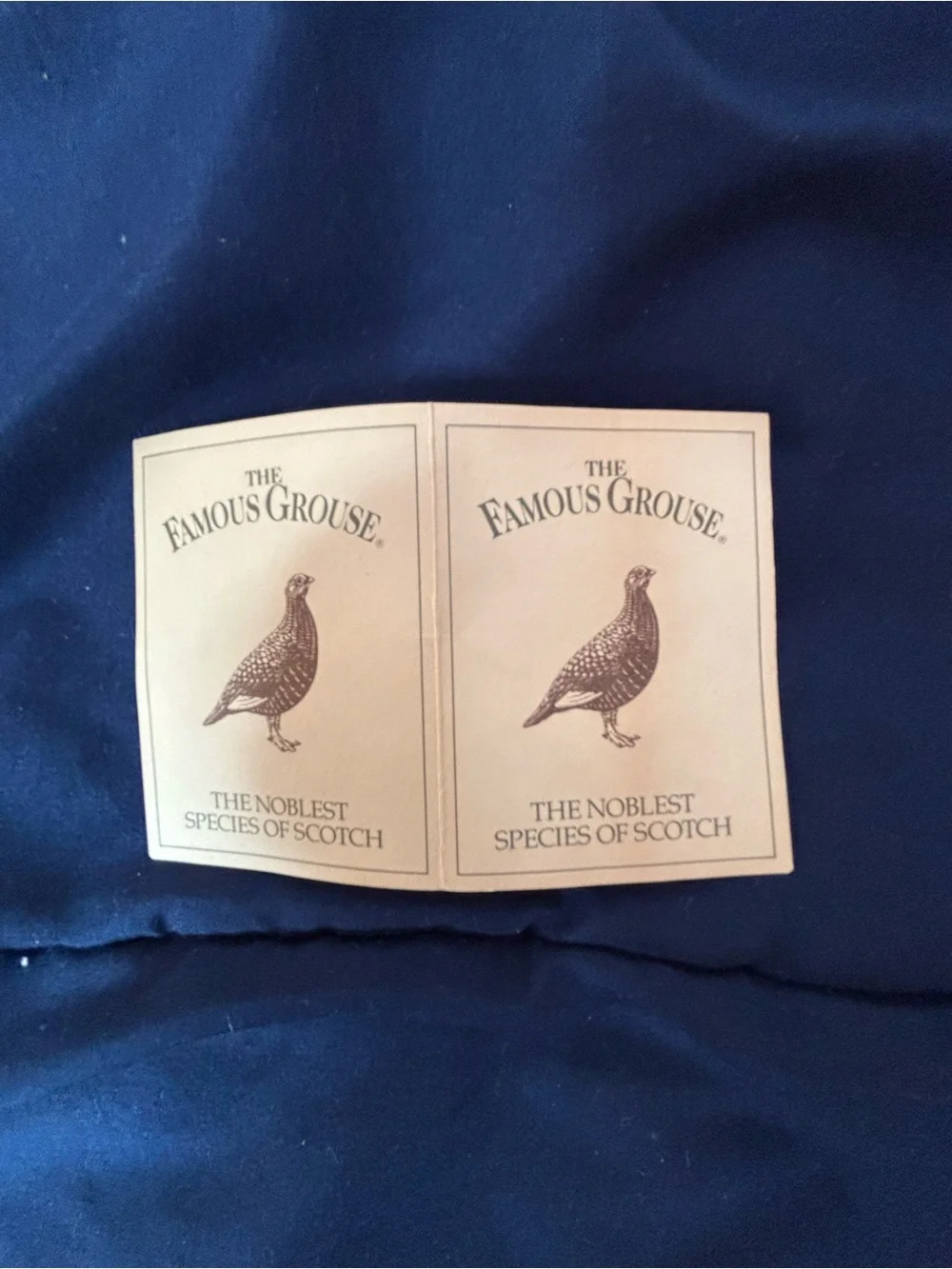 vintage 1990 The Famous Grouse set of 4 Scotch glasses France NWOT etched